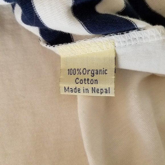 NWT Cute high/low organic cotton tunic, S Nepal - Picture 11 of 12